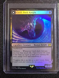 Cecil, Dark Knight Cecil, Redeemed Paladin Final Fantasy Foil - Image 1