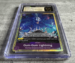 One Piece TCG Gum-Gum Lightning Alt Art CGC 10 Pris., Best Vol. 4 OP09-077 2025 - Image 3