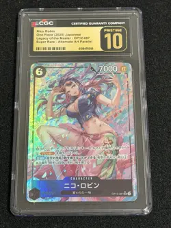 ONE PIECE LEGACY OF THE MASTER JPN #OP12-087 NICO ROBIN CGC 10 PRISTINE 2025 - Image 2