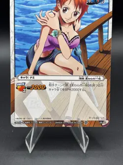 Nami 25/85 Miracle Battle Carddass Japanese One Piece Moderately Played - Image 3