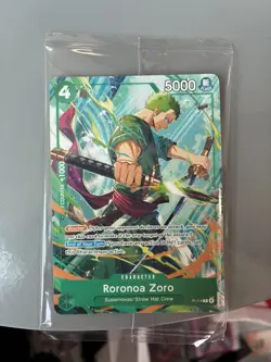 Roronoa Zoro P-114 C2E2 Exclusive Convention One Piece Promo Card Sealed English - Image 1