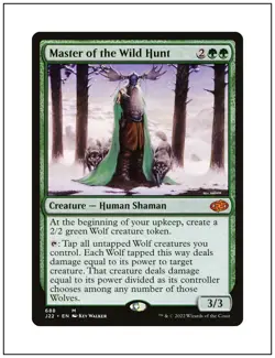 1x Master of the Wild Hunt, Jumpstart 2022, Magic MTG NM - Image 1