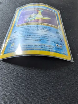 [DAMAGED] ❤ Pokemon TCG Lapras Fossil Holo Unlimited Rare Card 10/62 - Image 2