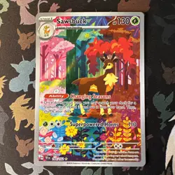 Sawsbuck 166/162 S&V Temporal Forces Illustration Rare Pokemon TCG Card - Image 1