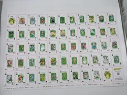 MetaZoo Non Holo Wilderness Playing Cards WPT Uncut Sheet MZ0766 - Image 1