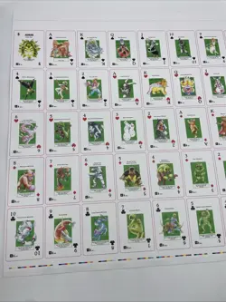MetaZoo Non Holo Wilderness Playing Cards WPT Uncut Sheet MZ0766 - Image 2