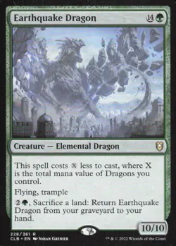 Earthquake Dragon 228 Commander Legends: Battle for Baldur's Gate Magic: MP - Image 1