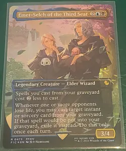 Emet-Selch of the Third Seat (Borderless) (Chocobo Track Foil) Commander: Final - Image 1