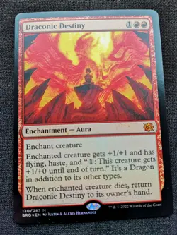 Draconic Destiny - Foil -The Brothers' War - NM - EN - 130 - Image 1