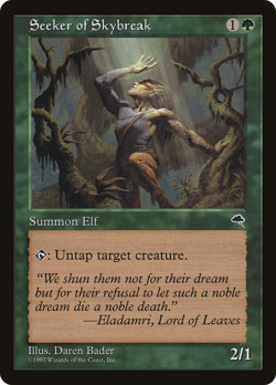 Seeker of Skybreak #254 (Damaged) Tempest TMP Magic MTG - Image 1