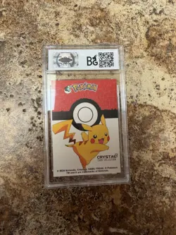 Pokemon Crystal Card Collection Nidorina Cracked Ice BG 10 Gem Mint Graded Slab - Image 2