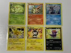 Pokemon Legendary Treasures 6-Card Vintage Filler Lot | Zapdos Kyurem Victini - Image 1