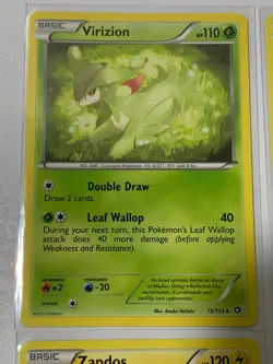 Pokemon Legendary Treasures 6-Card Vintage Filler Lot | Zapdos Kyurem Victini - Image 2