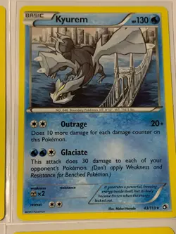 Pokemon Legendary Treasures 6-Card Vintage Filler Lot | Zapdos Kyurem Victini - Image 4