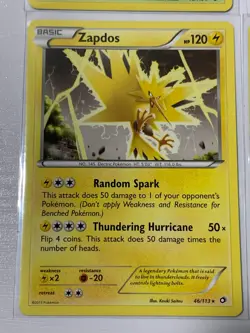 Pokemon Legendary Treasures 6-Card Vintage Filler Lot | Zapdos Kyurem Victini - Image 5