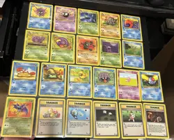 Vintage 1st Edition Pokemon Card Lot Of 22 WOTC Fossil LP/NM - Image 1