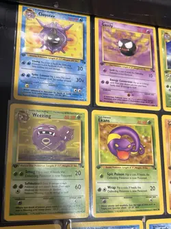 Vintage 1st Edition Pokemon Card Lot Of 22 WOTC Fossil LP/NM - Image 3