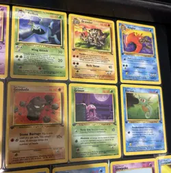 Vintage 1st Edition Pokemon Card Lot Of 22 WOTC Fossil LP/NM - Image 4