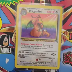 Wizards of the Coast Pokemon TCG Dragonite 4/62 Fossil Holo Unlimited 1999 - Image 2