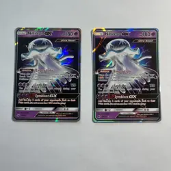 2x Pokemon - Nihilego GX 49/111 Crimson Invasion Holo Full Art - NM - Image 1