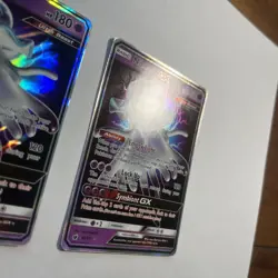 2x Pokemon - Nihilego GX 49/111 Crimson Invasion Holo Full Art - NM - Image 2