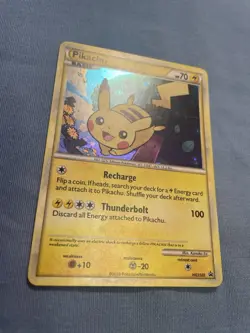 Pokemon Pikachu TCG Holo Black Star Promo Card HGSS03 LP/MP - Image 2