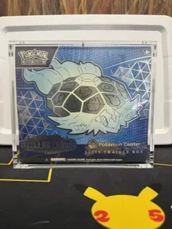 Stellar Crown Pokemon Center Elite Trainer Box w/ Acrylic Case New Sealed - Image 1
