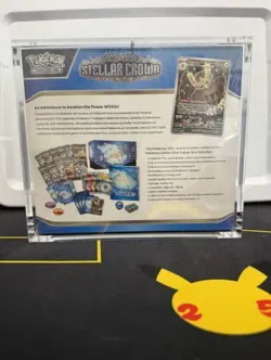 Stellar Crown Pokemon Center Elite Trainer Box w/ Acrylic Case New Sealed - Image 2