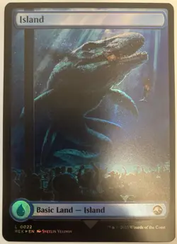 MTG Island FOIL Jurassic World Collection 0022 NM - Image 1