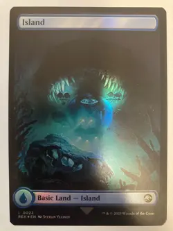 MTG Island FOIL Jurassic World Collection 0022 NM - Image 2