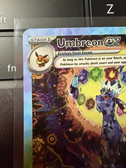 2025 POKEMON PRISMATIC EVOLUTIONS UMBREON EX 161/131! SPECIAL ILLUSTRATIONS RARE - Image 2