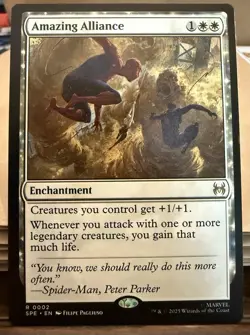 Magic The Gathering 1x Amazing Alliance Marvel Eternal SDCC Comicon 2025 In Hand - Image 1