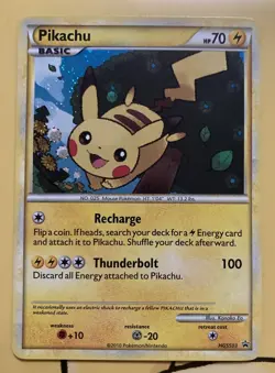 Pokemon TCG: Pikachu HGSS03 PROMO Heart Gold Soul Silver NM - Image 1