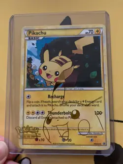 Pokemon TCG: Pikachu HGSS03 PROMO Heart Gold Soul Silver NM - Image 4