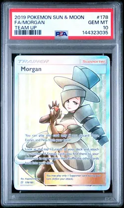 2019 MORGAN 178/181 TEAM UP POKEMON PSA 10 - Image 1