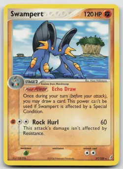 Pokemon Card Swampert Rare Crystal Guardians 27/100 - Image 1