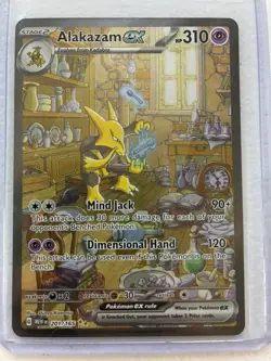 The Pokemon Company Alakazam ex 201/165 SV 151 SIR Full Art Holo English 310 - Image 1