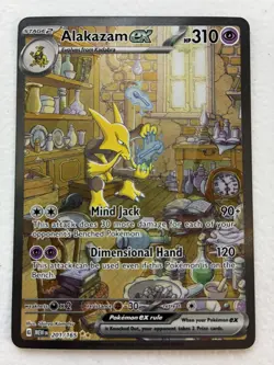 The Pokemon Company Alakazam ex 201/165 SV 151 SIR Full Art Holo English 310 - Image 2