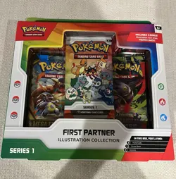 Pokemon TCG First Partner Illustration Collection Series 1 Box 2026 Promo ENG - Image 1