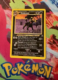 Pokemon TCG Umbreon 32/75 Neo Discovery Unlimited Rare English (NM) - Image 3