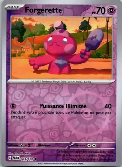 Carte Pokemon Forgerette 083/182 Reverse - 2023 - Image 1