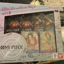 Bandai One Piece Card Game Illustration Box Vol.1 Booster Promo Box English - Image 1