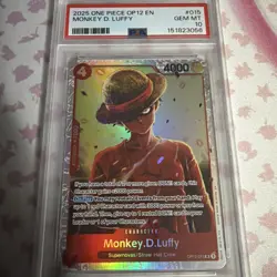 Monkey D Luffy - One Piece - Legacy Of The Master OP12-015 PSA 10 - Image 1