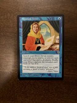 UNPLAYED Magic the Gathering MTG Mystical Tutor Mirage NM EDH CUBE - Image 1
