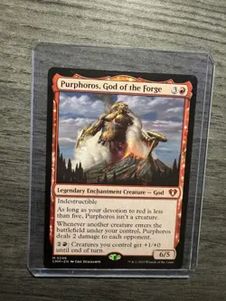 [CMM 0246] - Purphoros, God of the Forge - NM - [Never Played] - Image 1