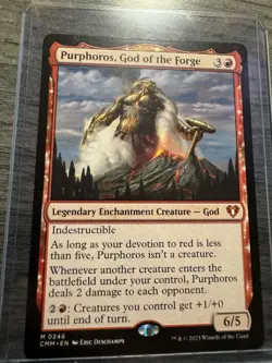 [CMM 0246] - Purphoros, God of the Forge - NM - [Never Played] - Image 3