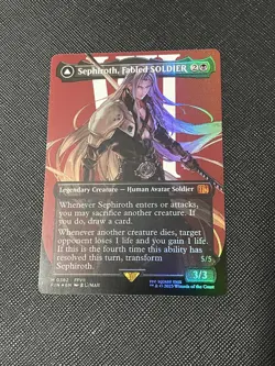 Sephiroth, Fabled SOLDIER (0382) (Borderless) M FINAL FANTASY # 382 NM FOIL - Image 1