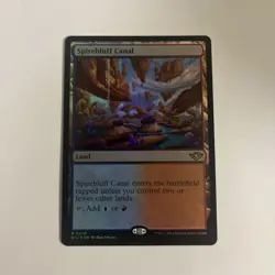 MTG Spirebluff Canal 270 Rare Foil Land Outlaws of Thunder Junction - Image 1