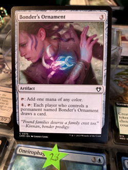 2023 MTG MAGIC THE GATHERING COMMANDER MASTERS BONDER'S ORNAMENT - Image 1