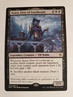 Ayara, First of Locthwain Throne of Eldraine Regular - Image 1